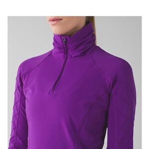 lululemon athletica Vibrant Purple Half-Zip Top